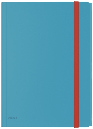 Leitz 3-klapka teczka elastyczna Cosy PP A4 niebieska