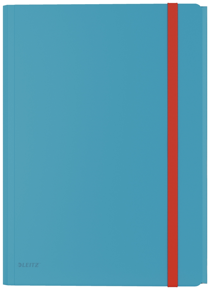 Leitz 3-klapka teczka elastyczna Cosy PP A4 niebieska