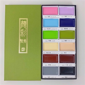 Zestaw farb akwarelowych ZIG GANSAI TAMBI, 12 kolorów, zestaw II.