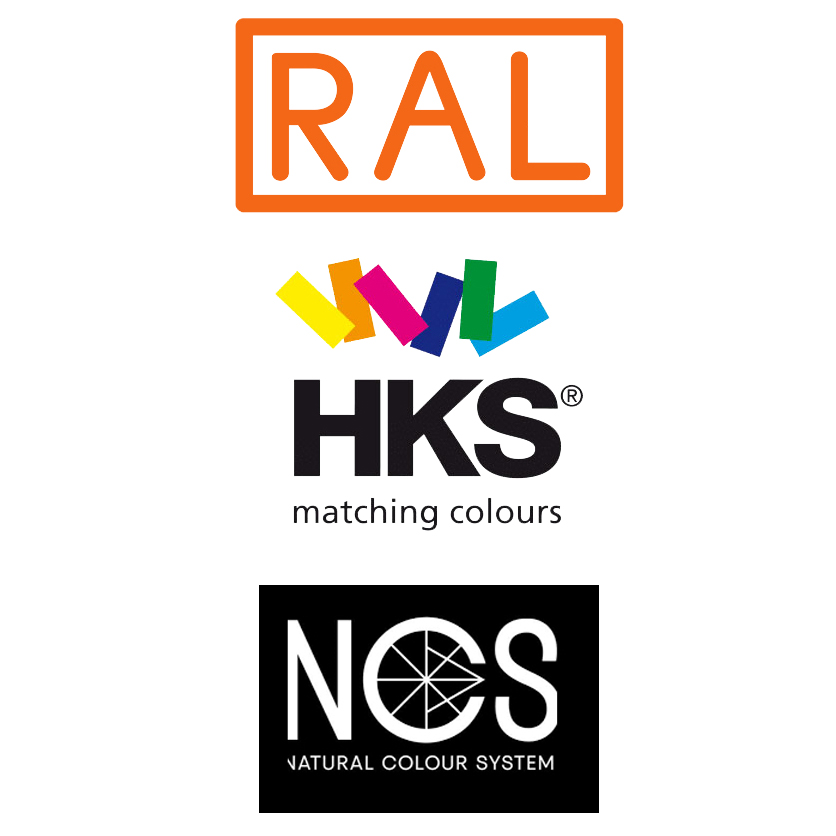 NCS, RAL i HKS karta kolorów