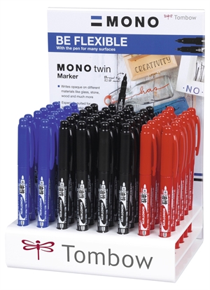 Tombow Fineliner MONO twin pen 0,4/0,8 wyświetlacz zbiorczy (48)