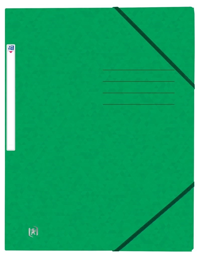 Oxford File+ Zeszyt zatrzaskowy A4, Zielony