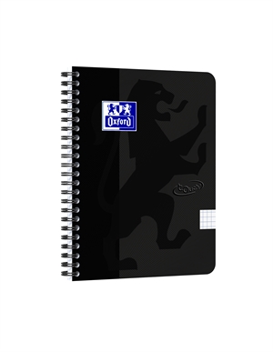 Oxford Touch notesbok A5+ w kratkę 70 kartek 90g czarna