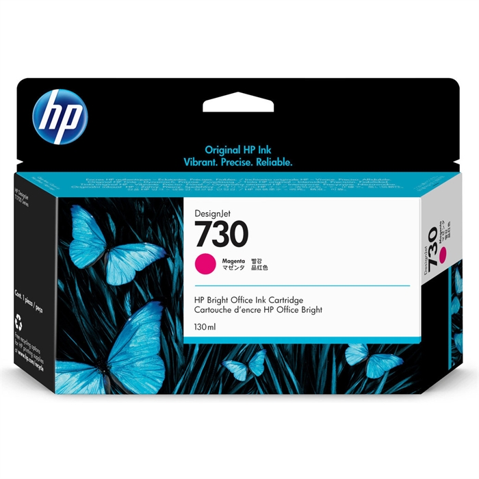 HP 730 130-ml Magenta DesignJet pojemnik z tuszem