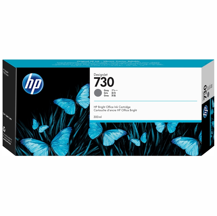 HP 730 300-ml Gray DesignJet pojemnik z tuszem