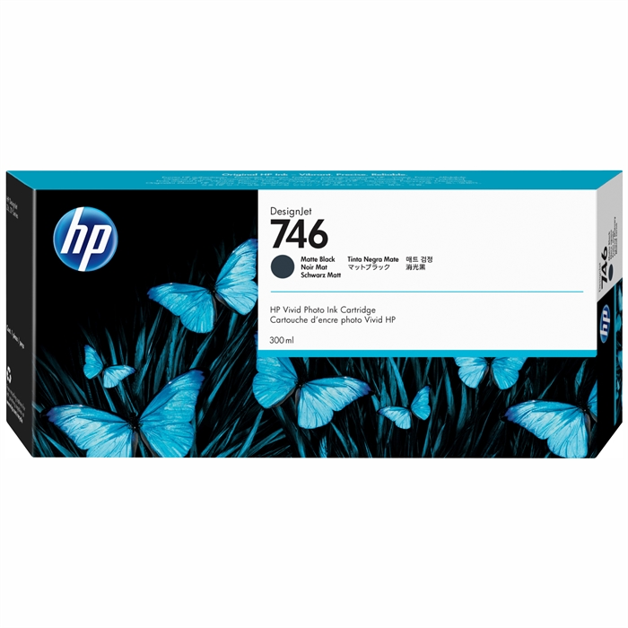 HP 746 300-ml Matte Black DesignJet Wkład atramentowy