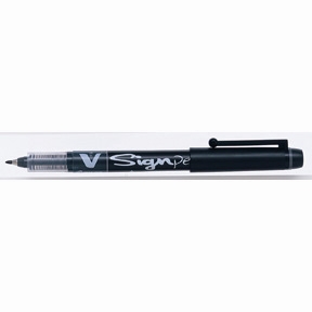 Pisak pilotowy z kapturkiem Filtpen V-Signpen 2.0 czarny