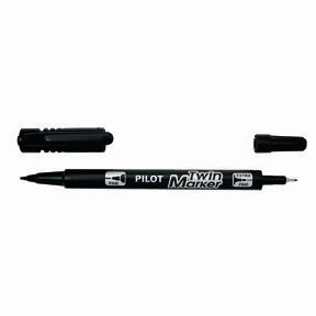 Pilot Marker Twin Marker BG - czarny