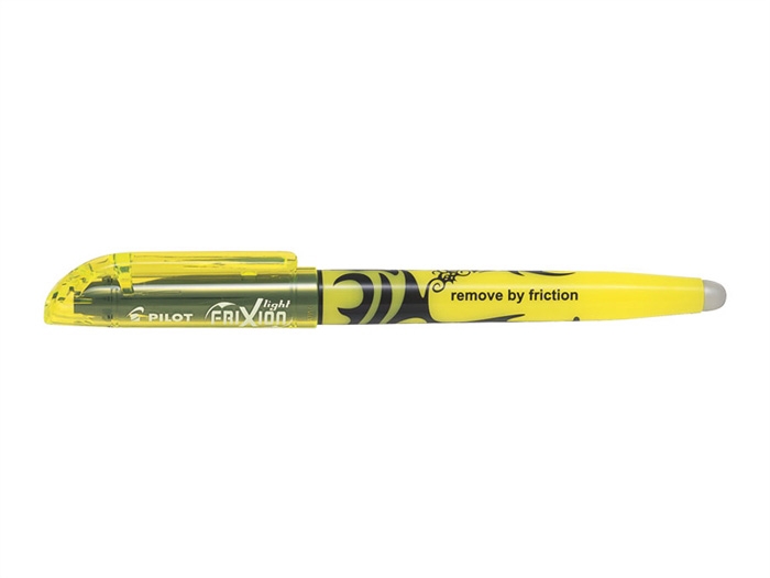 Pilot Frixion Overstregningspen Light żółty