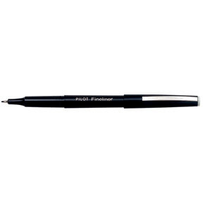 Pisaki Filtpen Pilot z kapturkiem Fineliner 1,2 czarny.