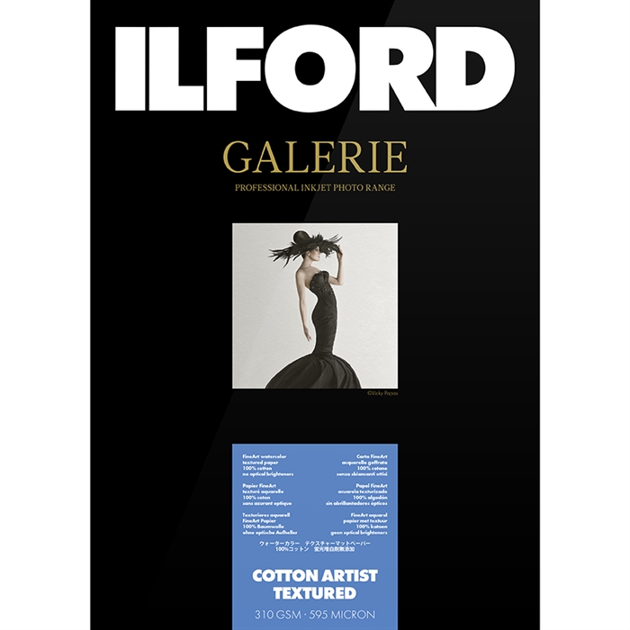 Ilford Cotton Artist Textured for FineArt Album - 210mm x 335mm - 25 szt.