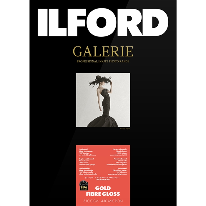 Ilford Gold Fibre Gloss for FineArt Album - 330mm x 518mm - 25 szt.
