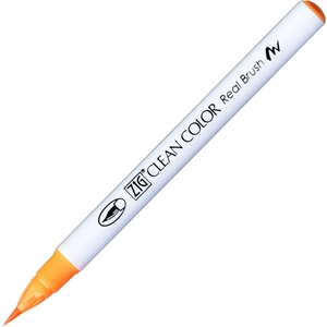 ZIG Clean Color Pen to pędzel do pisania 002 w kolorze pomarańczowym.