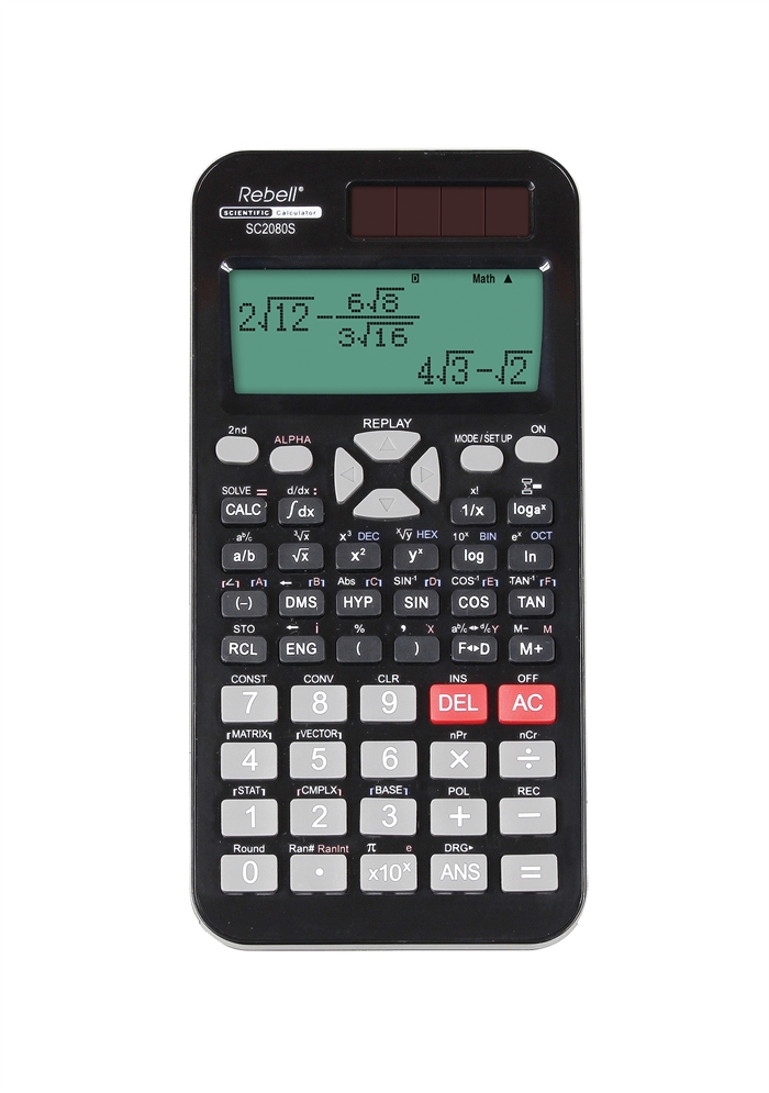 Rebell to techniczny kalkulator kieszonkowy SC2080S