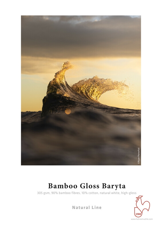 Hahnemühle Bamboo Gloss Baryta 305 g/m² - 17" x 12 metrów