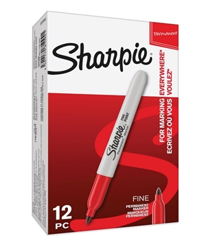 Sharpie Marker Fine 1,0mm czerwony