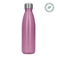 Sublimation Drink Bottle 500 ml / 17oz - Glitter Pink 