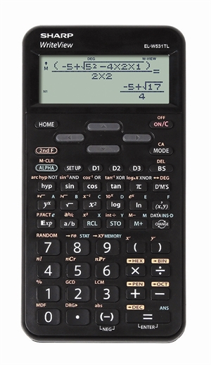 Ostry kalkulator naukowy EL-W531TL w kolorze czarnym