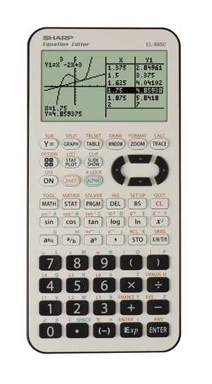 Kalkulator graficzny Sharp EL-9950G (EN/DE)