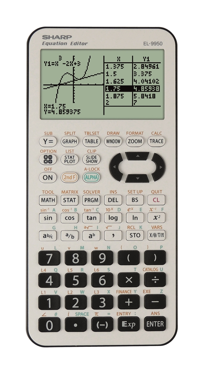 Kalkulator graficzny Sharp EL-9950G (EN/DE)