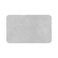 Aluminium Business card Silver Grained 85 x 54 x 0,5 mm