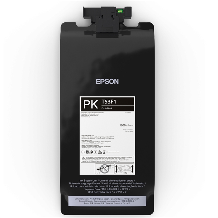 Epson pojemnik z atramentem Photo Black 1600 ml - T53F1