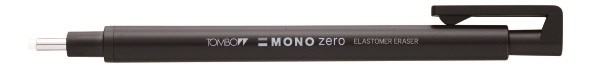 Tombow Guma korekcyjna do długopisów MONO zero o średnicy 2,3 mm, kolor czarny