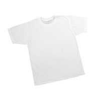 Cotton Feel T-Shirt White - S 100% Polyester