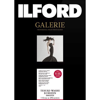 Ilford GALERIE Tesuki-Washi Echizen Smooth 110 - 10 x 15 (102 mm x 152 mm), 50 arkuszy