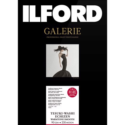 Ilford GALERIE Tesuki-Washi Echizen Warmtone Smooth 90 - 10 x 15 (102 mm x 152 mm), 50 arkuszy