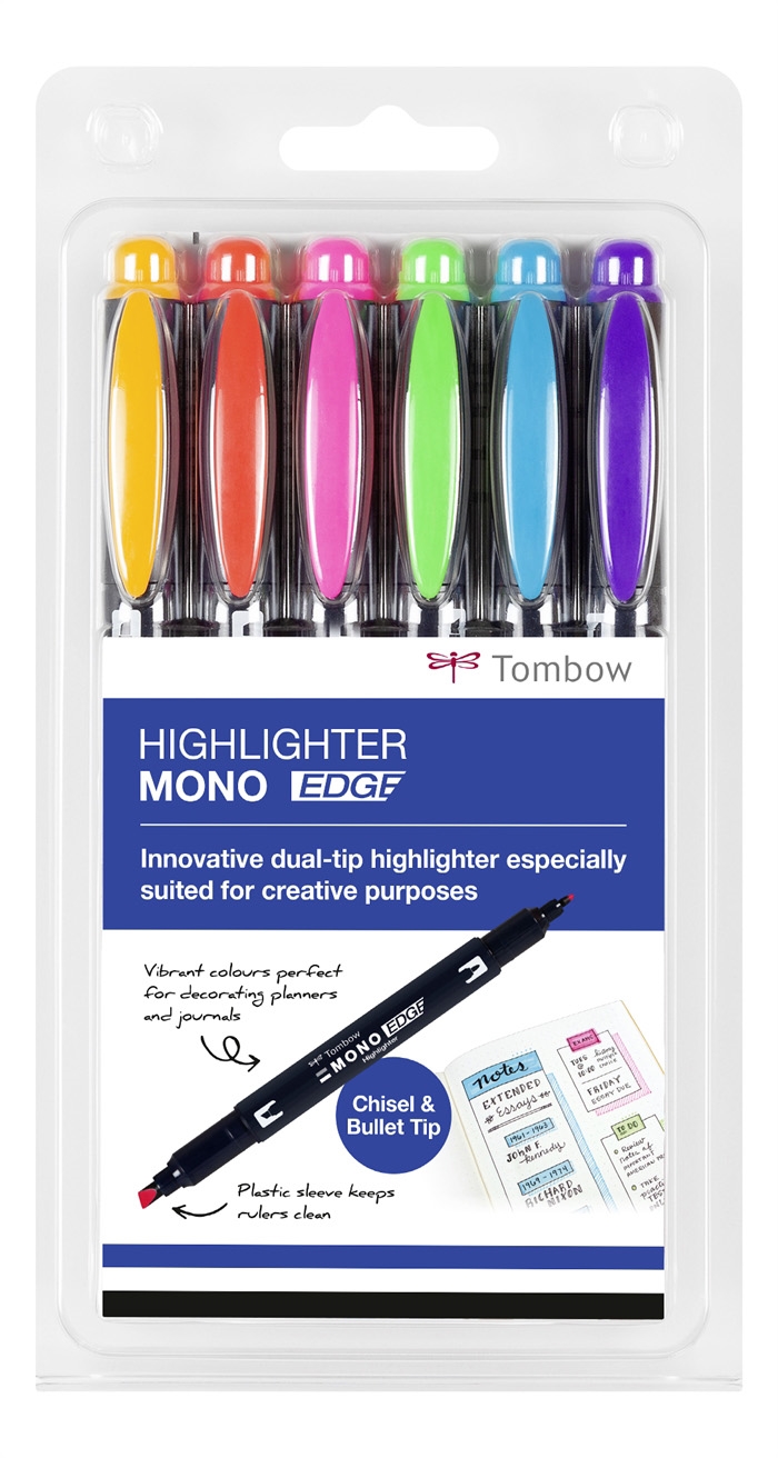 Tombow Overstregningspen MONO edge zestaw ass (6)