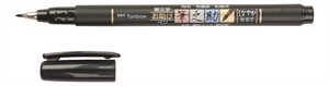 Marker Tombow Fudenosuke o miękkim końcu w kolorze czarnym
