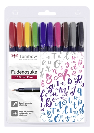 Tombow Marker Fudenosuke twarda owca (10)