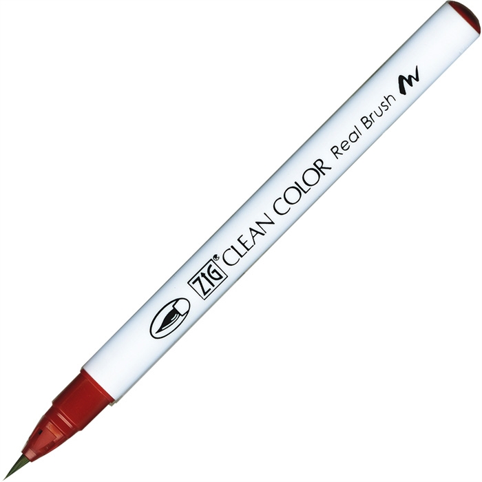 ZIG Clean Color Pensel Pen 260 odcień głębokiej czerwieni.