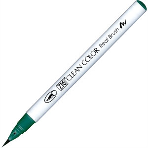 ZIG Clean Color Pensel Pen 418 to piórko pędzelkowe w kolorze bilardowej zieleni.