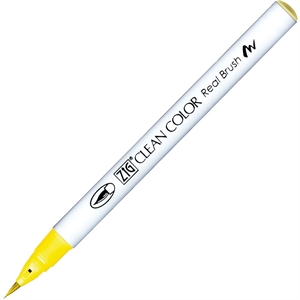 ZIG Clean Color Pensel Pen 501 Średni żółty