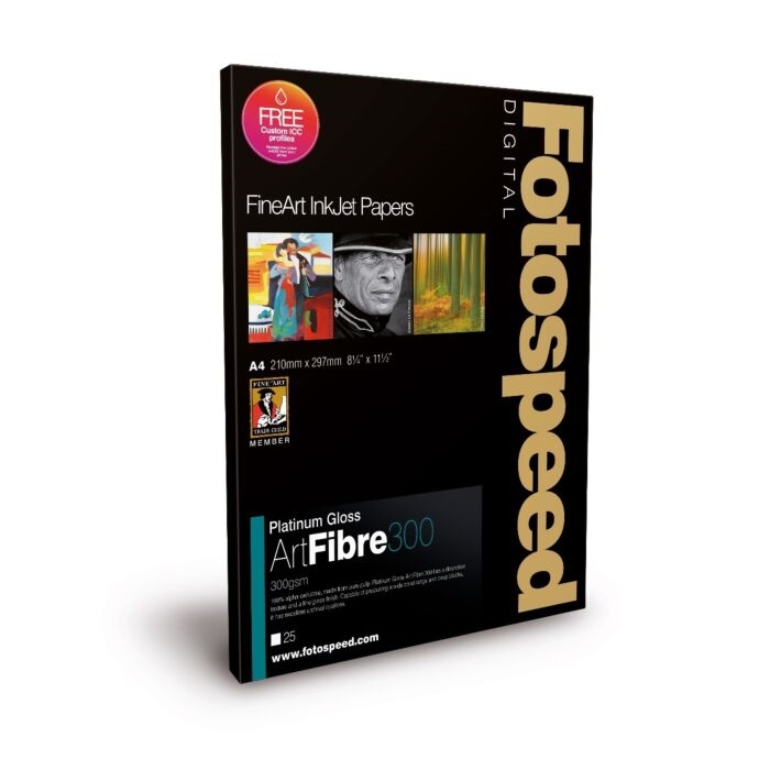 Fotospeed Platium Gloss ART FIBRE 300 g/m² - A5, 25 ark

Fotospeed Platium Gloss ART FIBRE 300 g/m² - A5, 25 ark