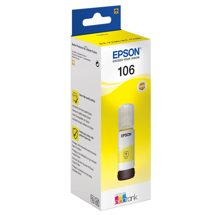 Epson T106 EcoTank Yellow butelka z atramentem