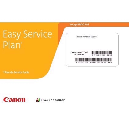 Canon Easy Service Plan 3 year old on-site service next day to IMAGEPROGRAF 24" PIGMENT