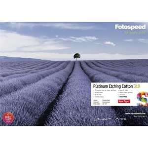 Fotospeed Platinum Etching Cotton 310 g/m² - 24" x 15 metr